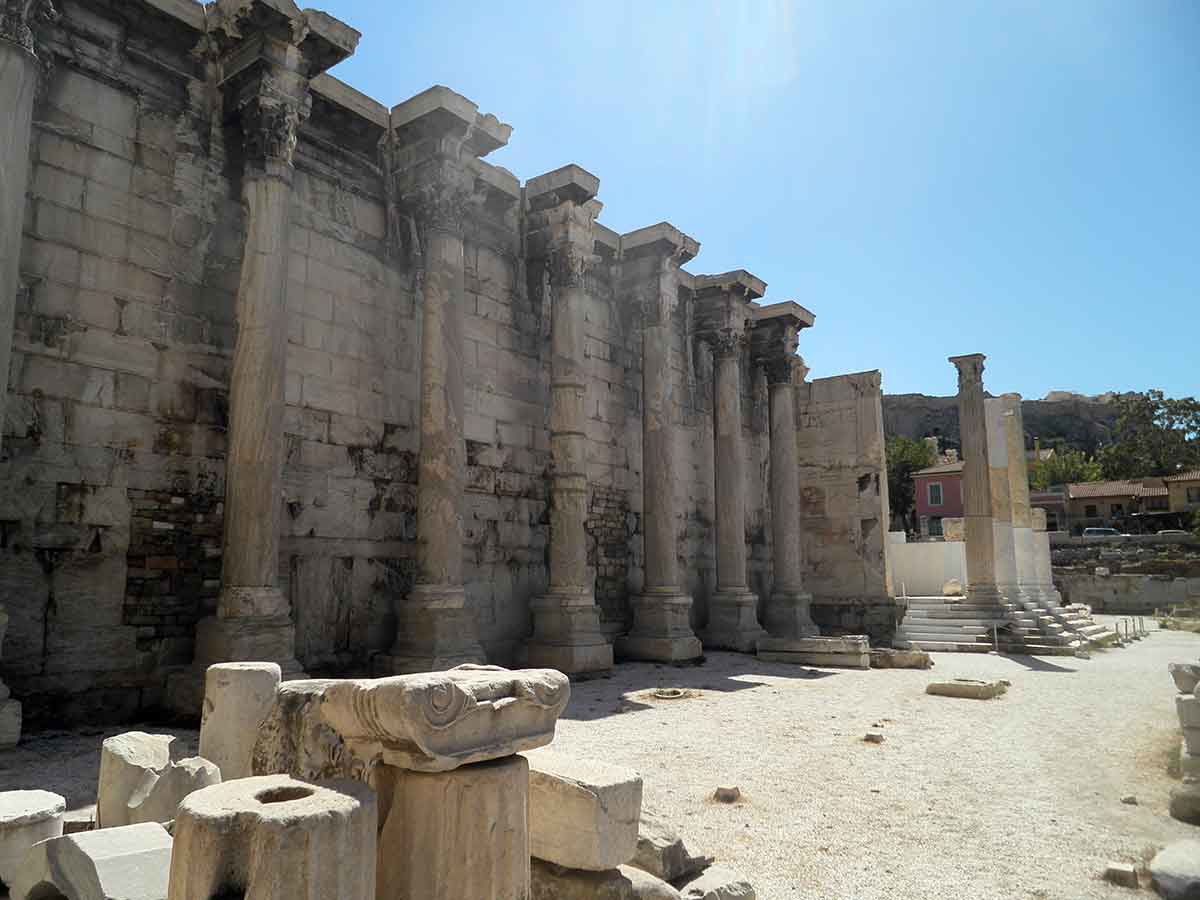 Hadrian_s library Athens author