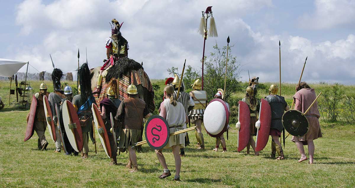 Hannibal elephant reinactment