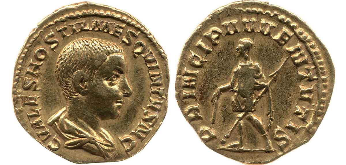 Hostilian Coin BM