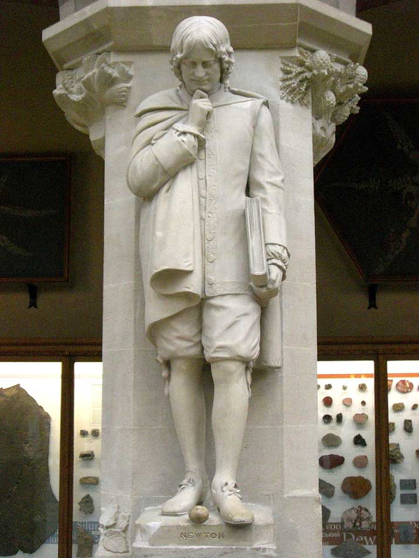 Isaac Newton statue