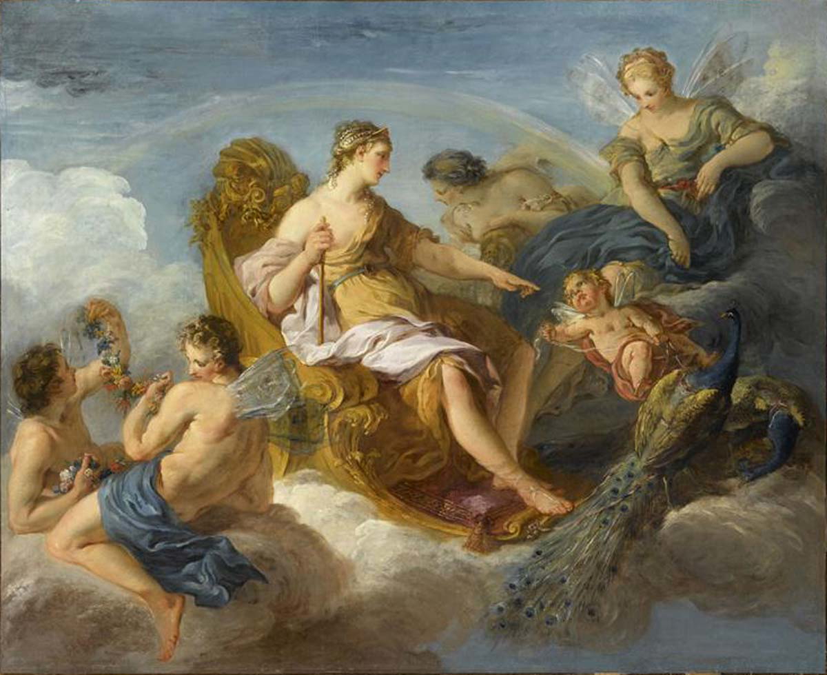 Lemoyne Juno Iris Flora Louvre