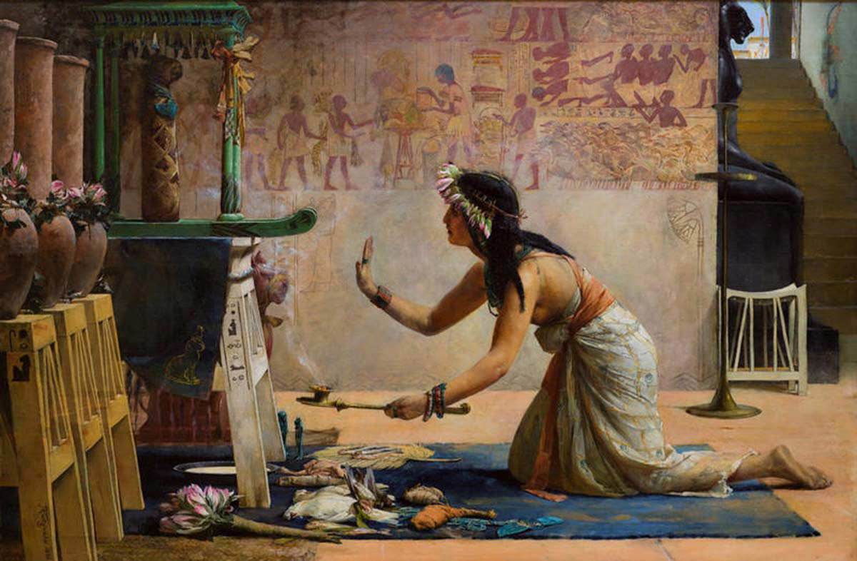 Obsequies Egyptian Cat