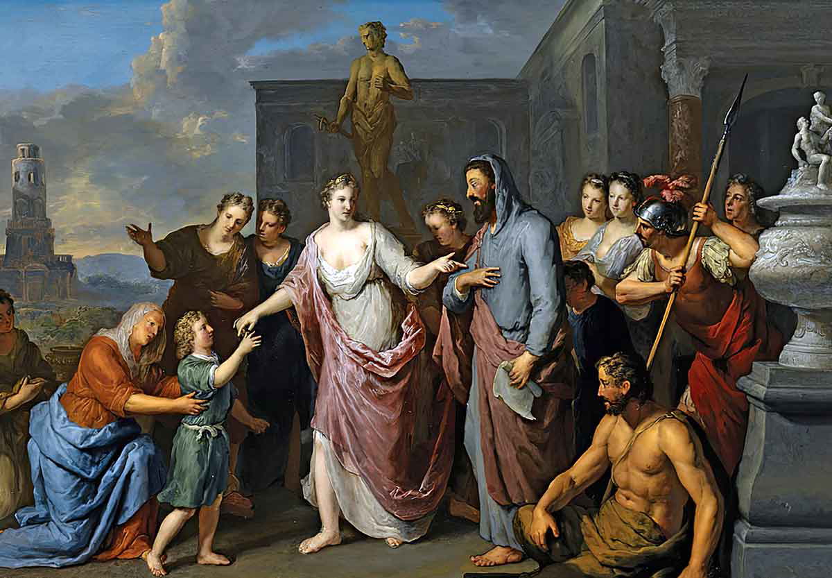 Olympias Alexander Aristotle Hoet 1733