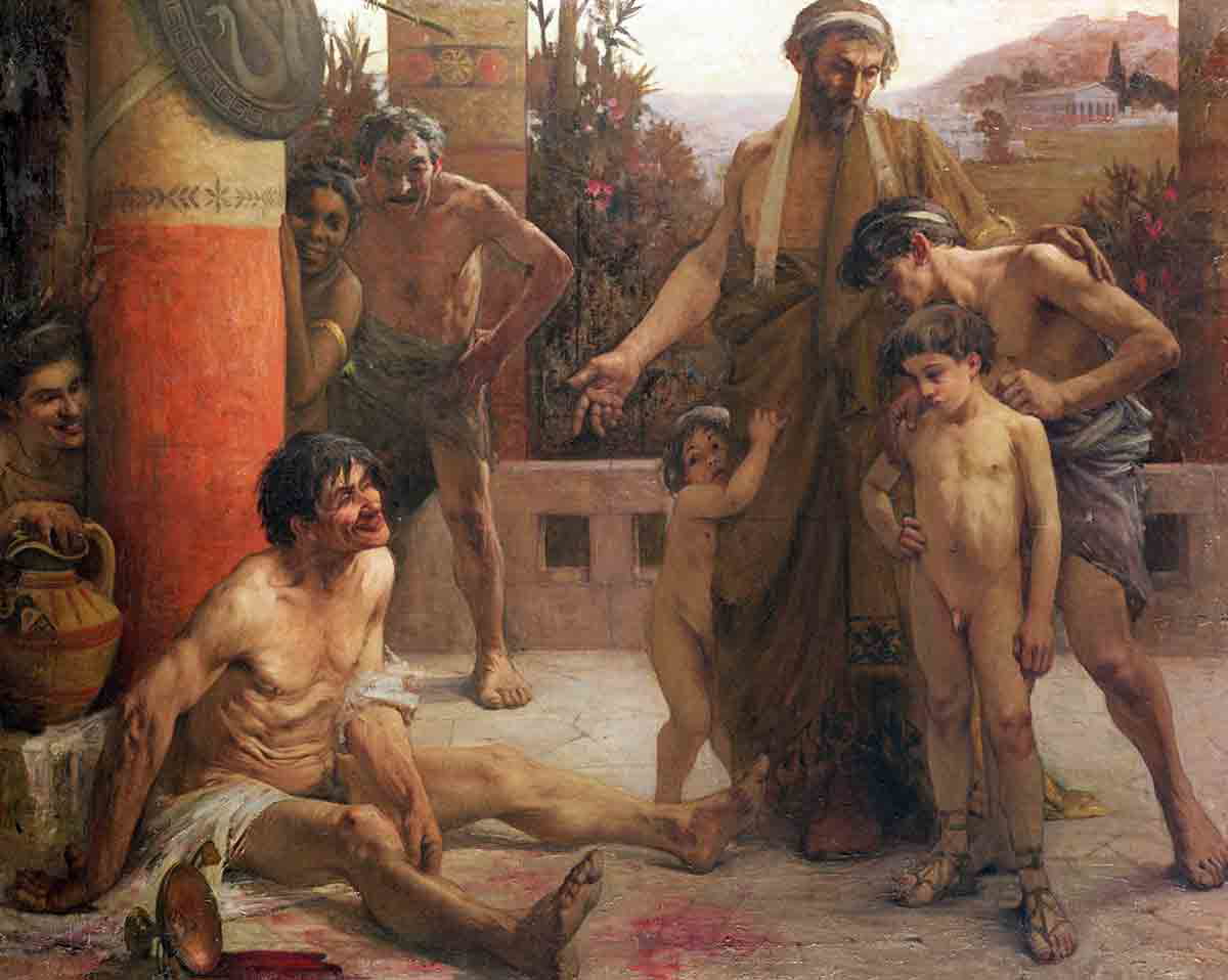 Spartan Drunken Helot Sabotté Beaux