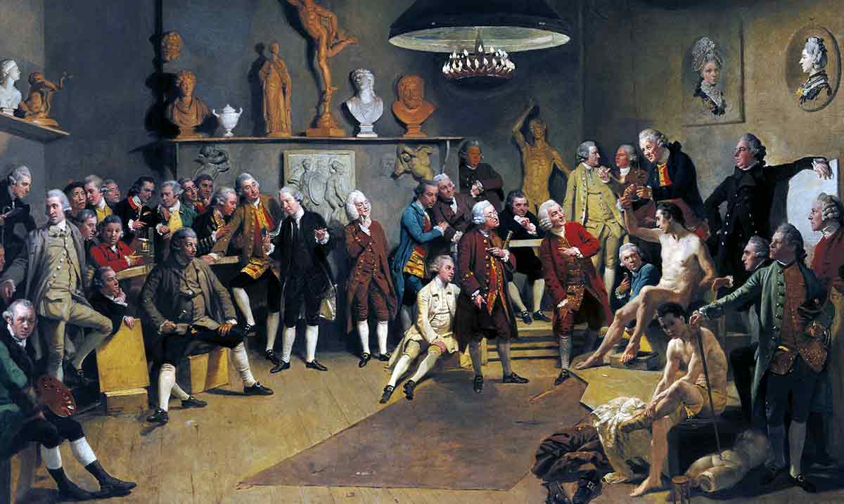 academicians royal academy zoffany royal collection
