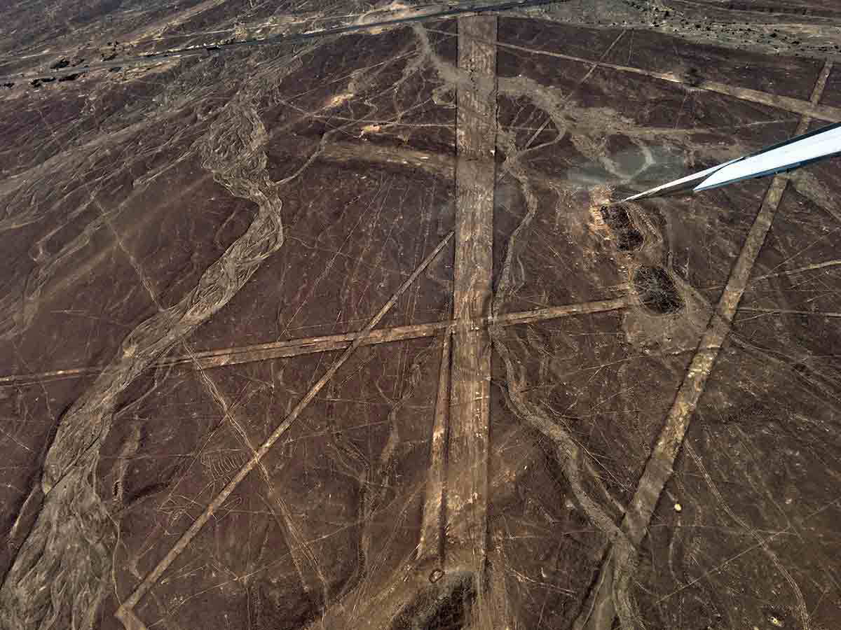 aerial view nazca region