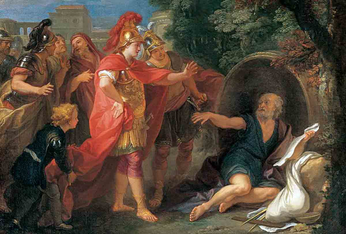 alexander the great and diogenes silvestre