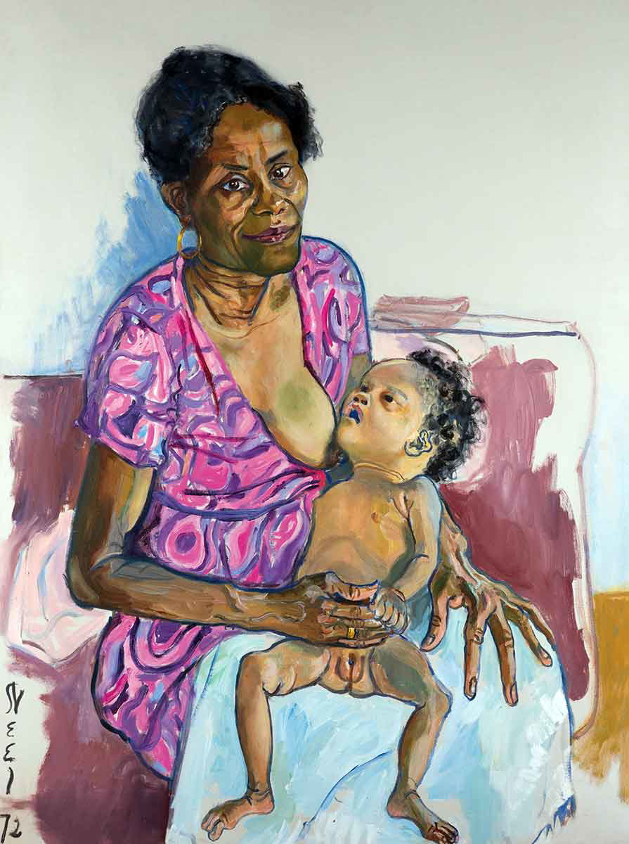 alice neel carmen and judy painting