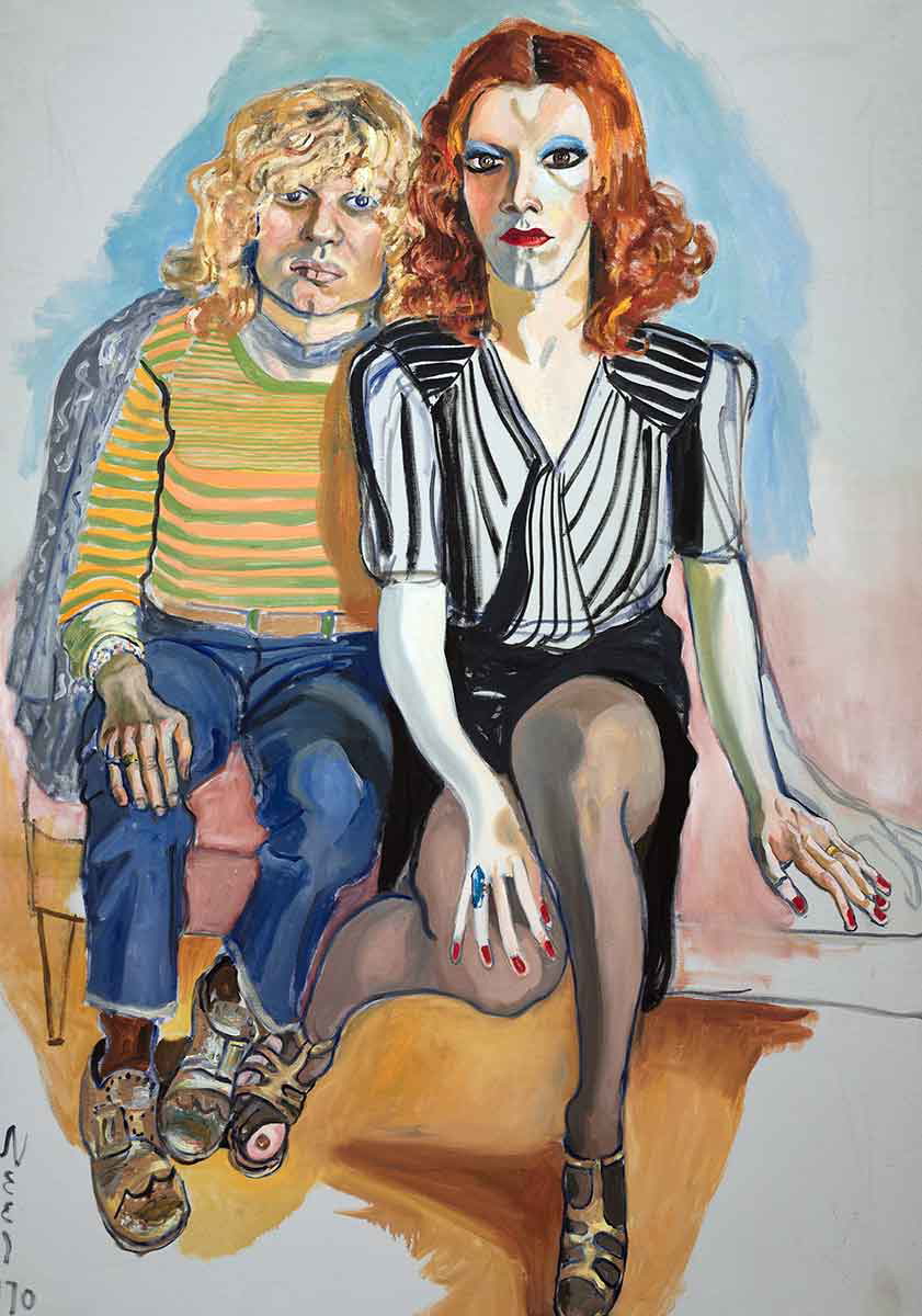 alice neel jackie curtis and ritta redd painting