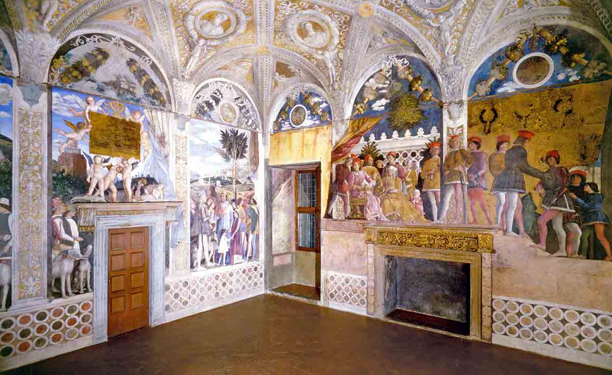 andrea mantegna camera frescoes