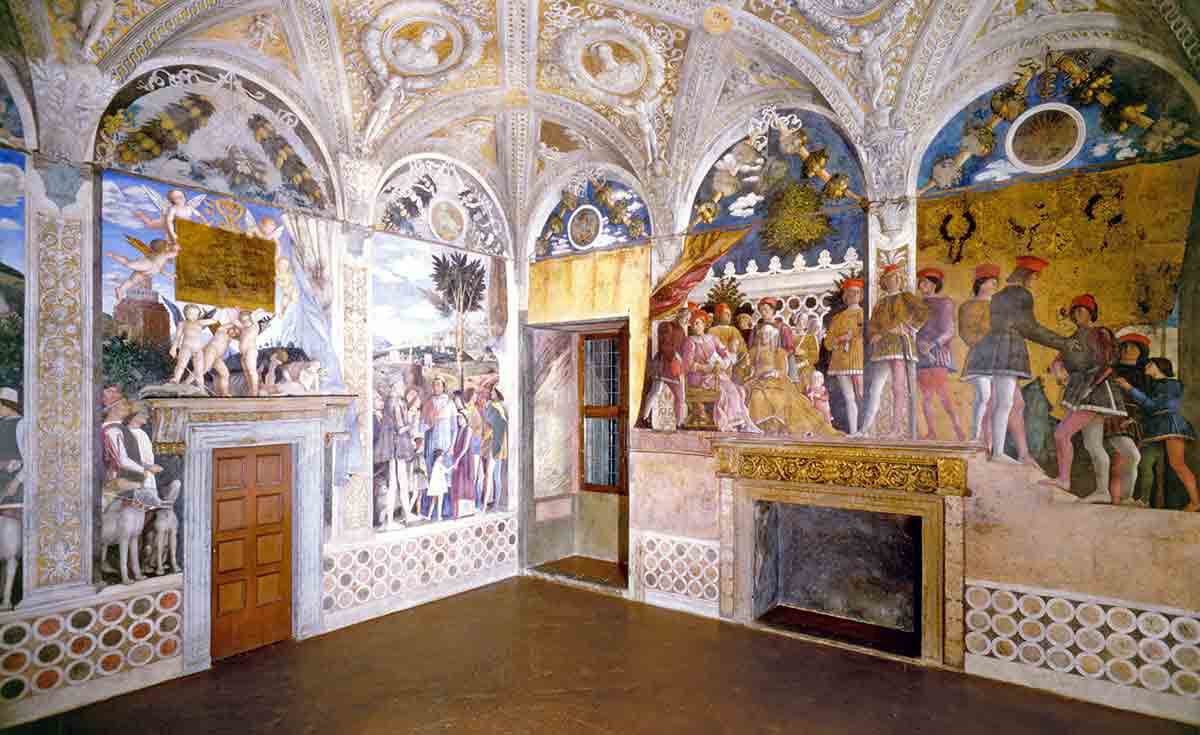 andrea mantegna camera frescoes