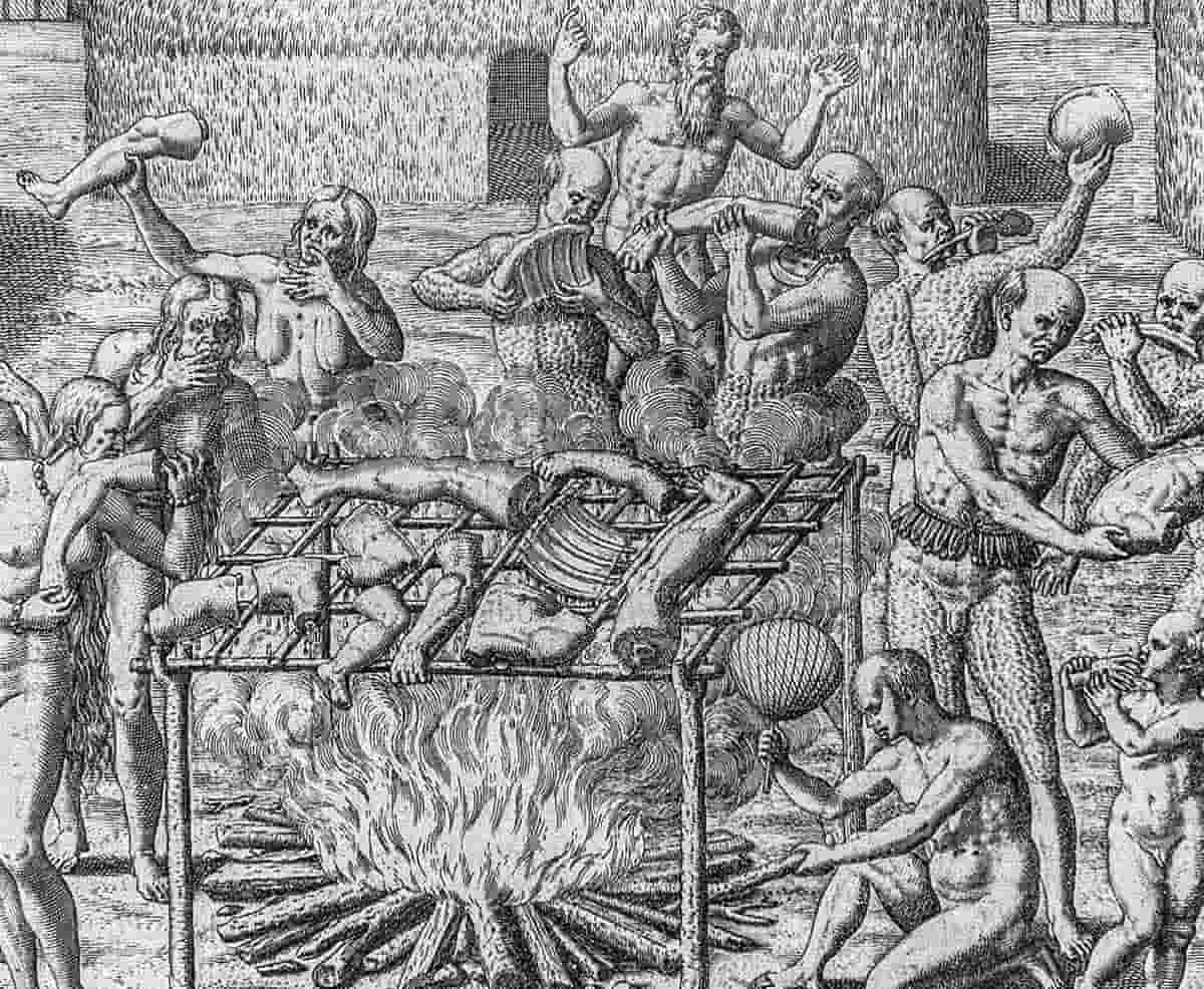 anthropofagic indigenous ritual brazil