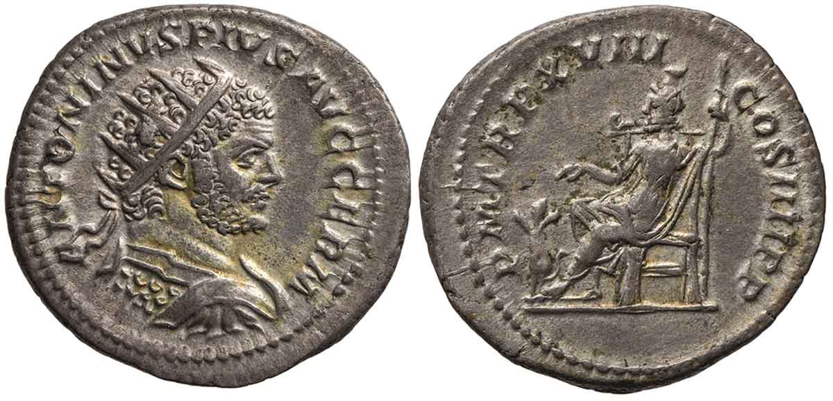 antoninianus caracalla rome 215 third century crisis
