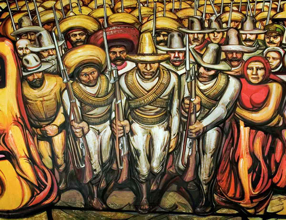 armed peasants porfirismo revolution siqueiros
