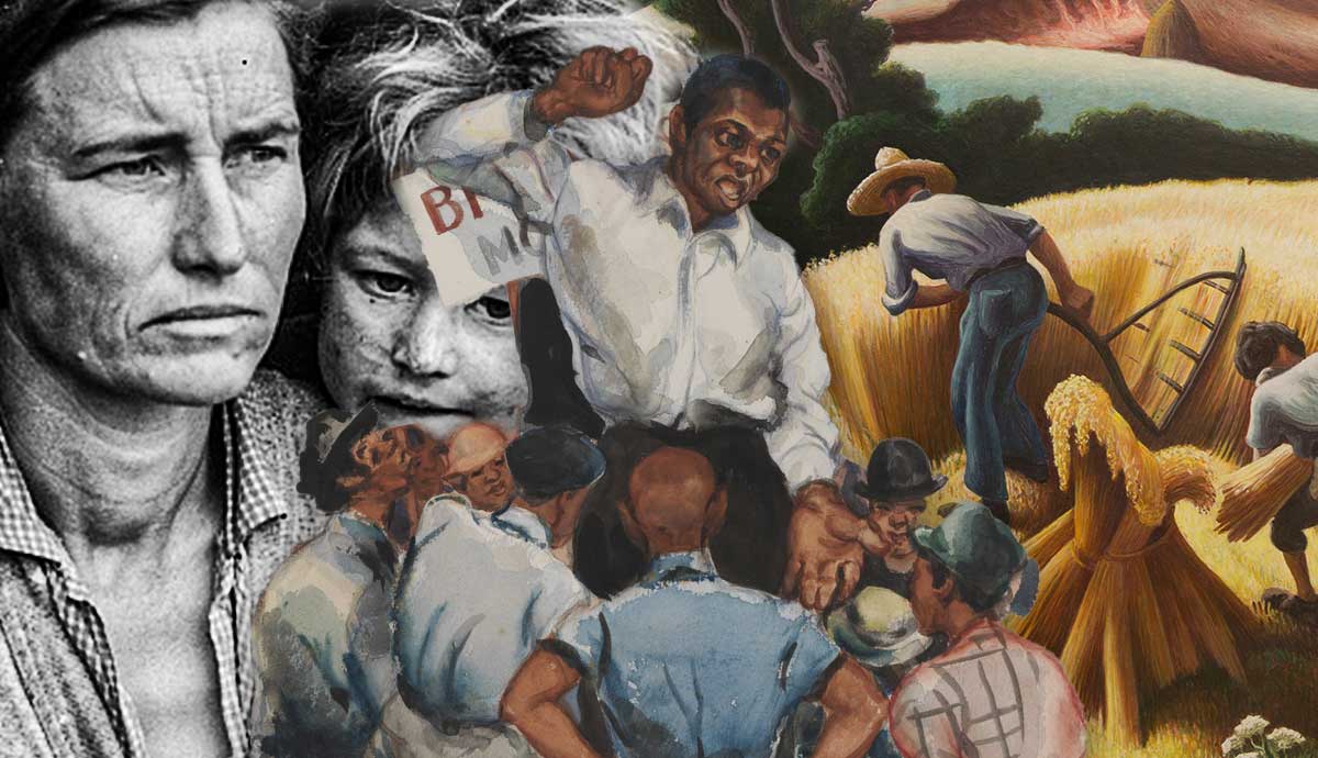 artists works depression era america