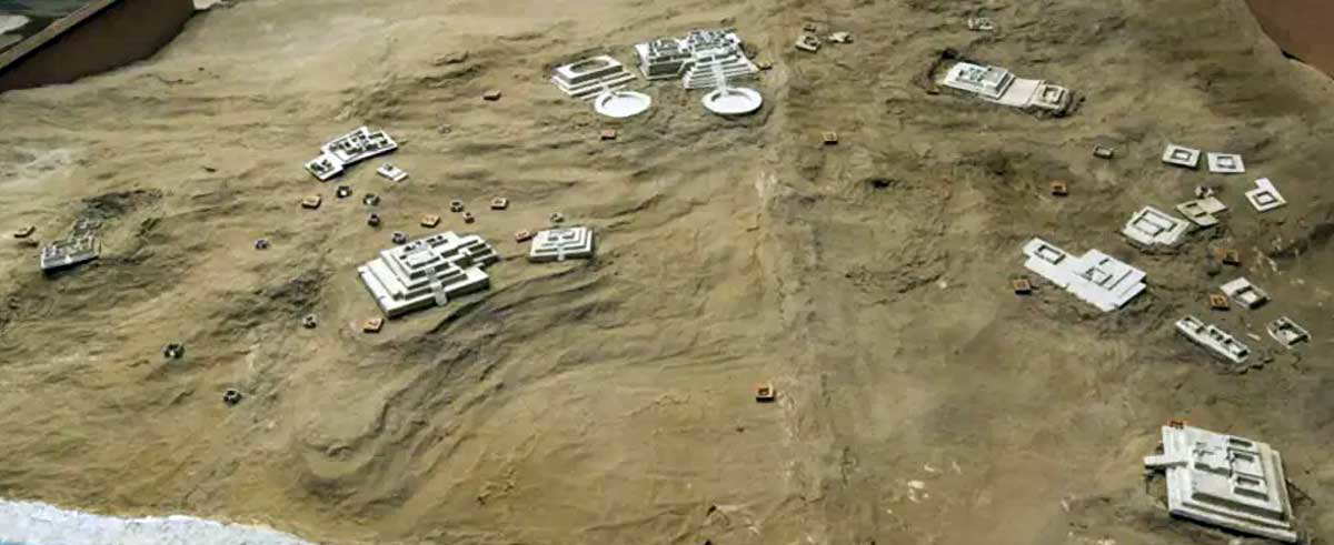 aspero model archaeological complex caral supe