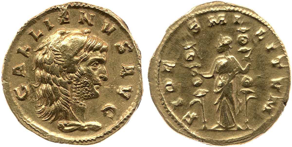 aureus of gallienus third century crisis