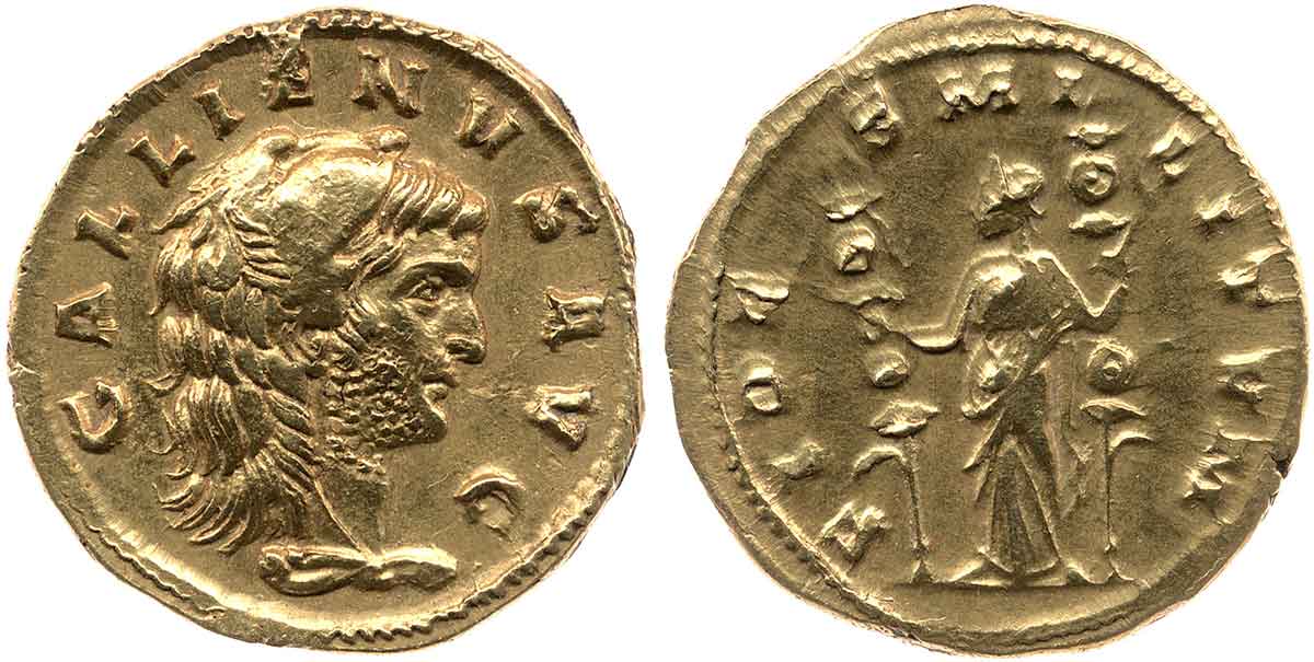 aureus of gallienus third century crisis