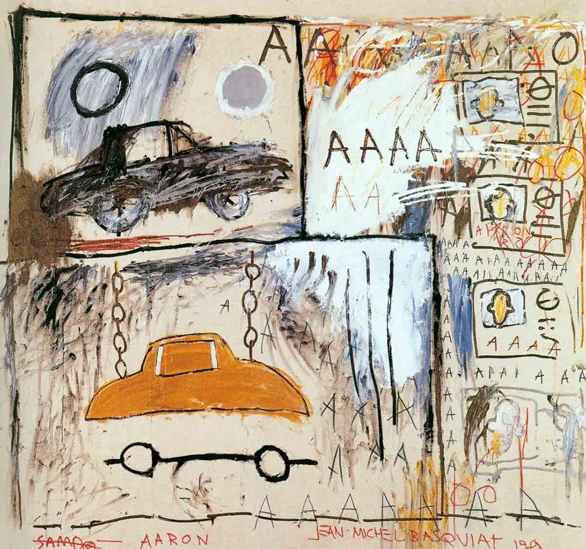 basquiat cadillac painting