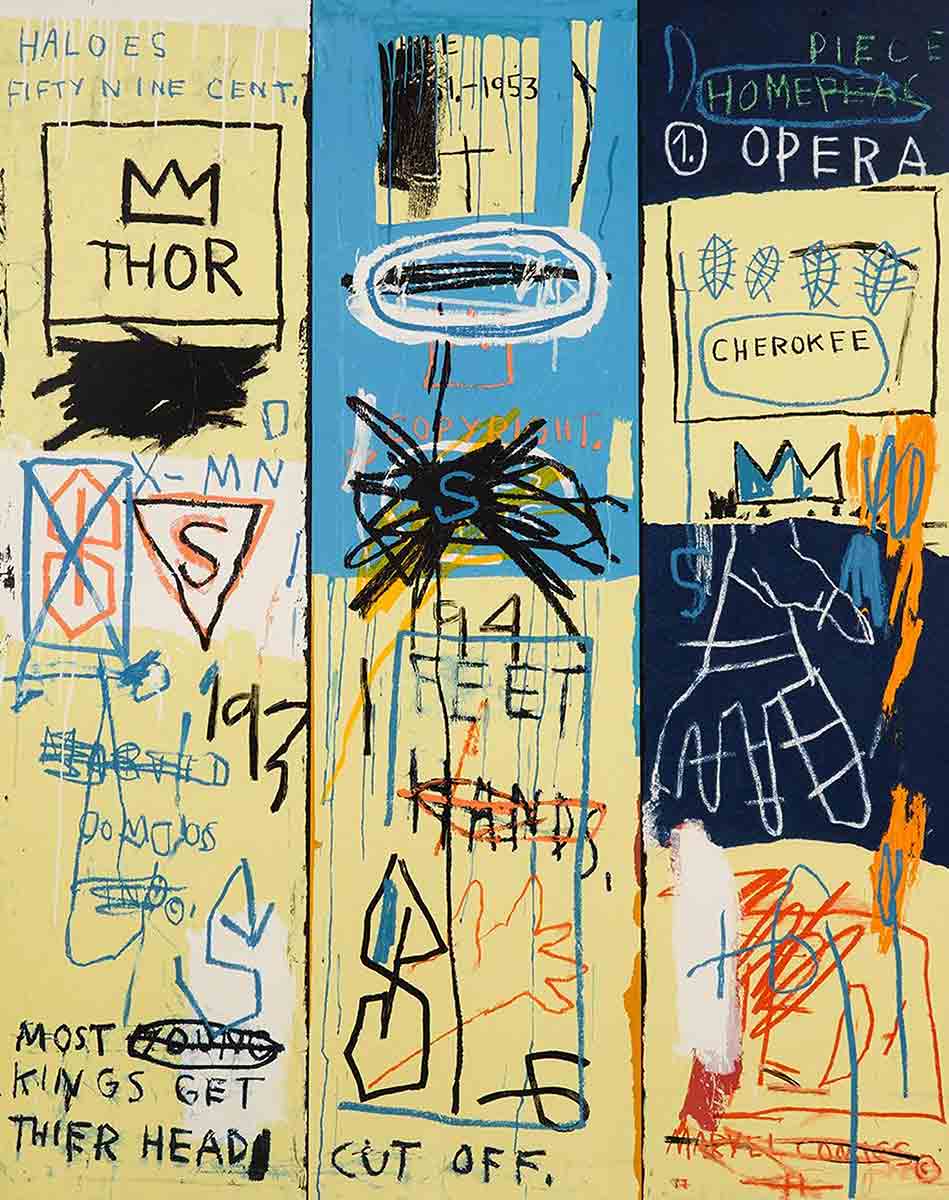 basquiat charles painting
