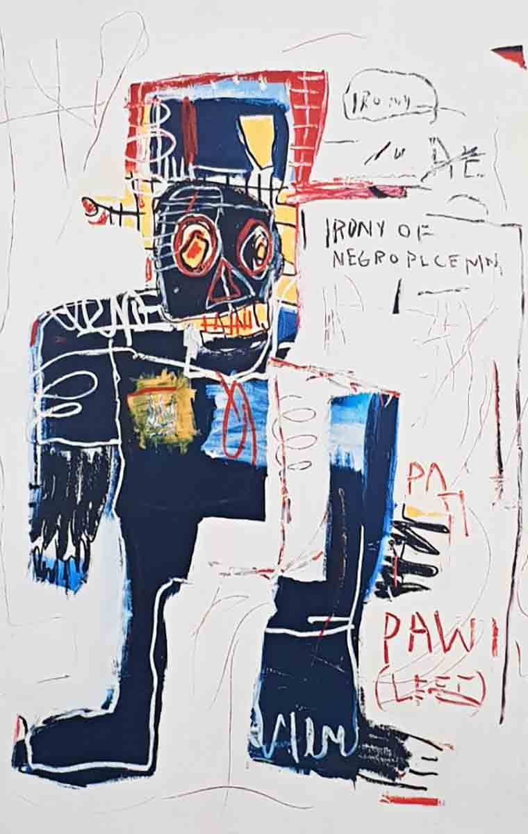 basquiat irony painting