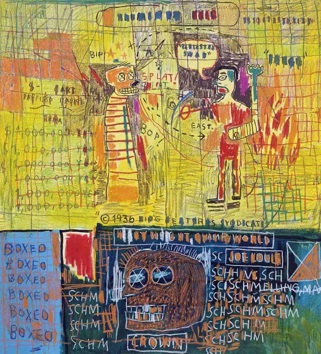basquiat stereotype painting