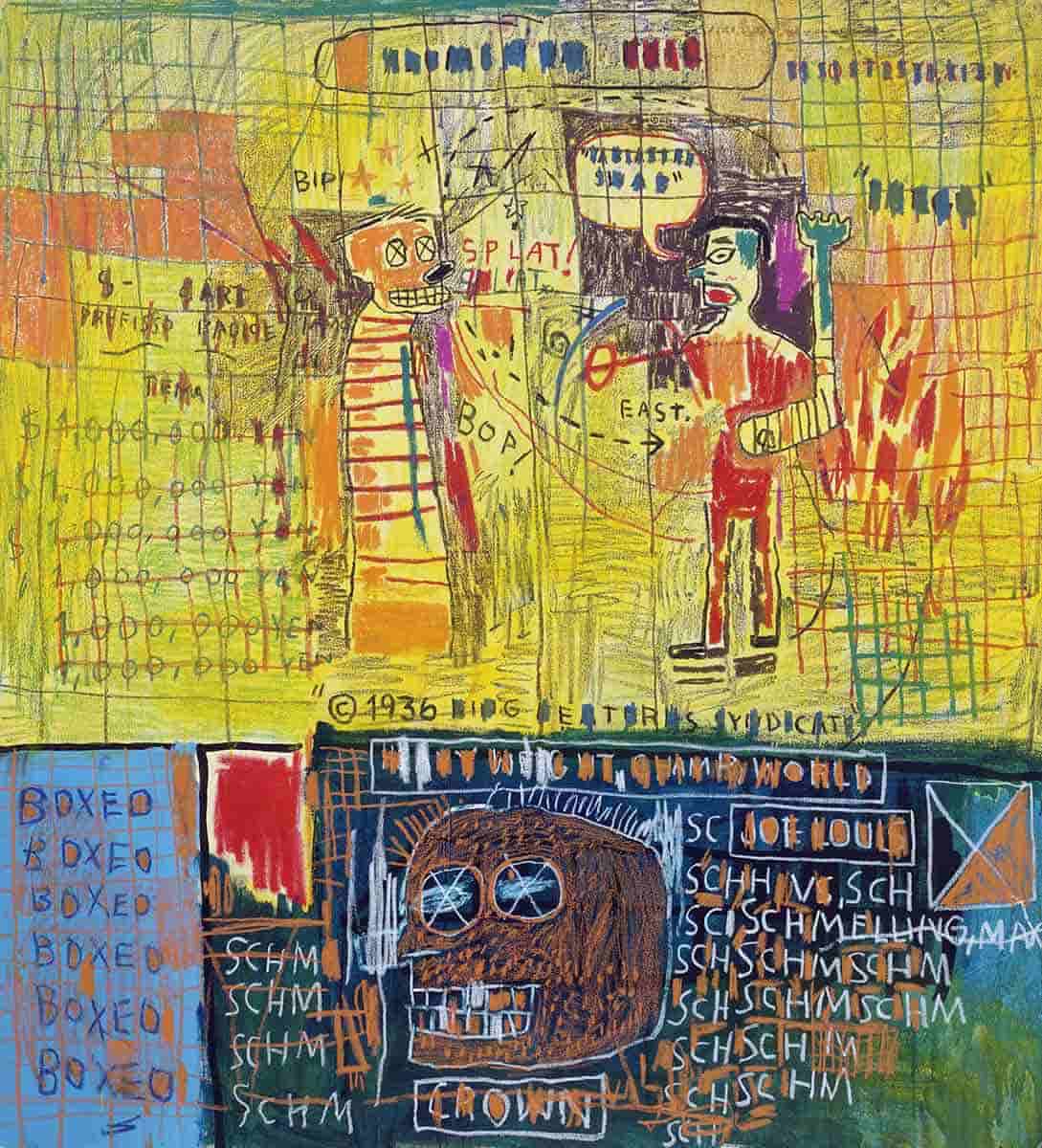 basquiat stereotype painting