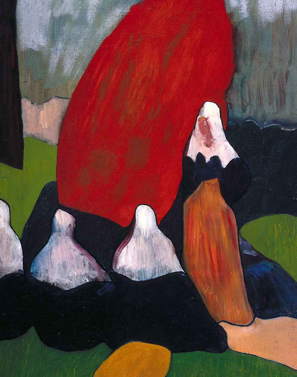 bernard breton women seaweed painting
