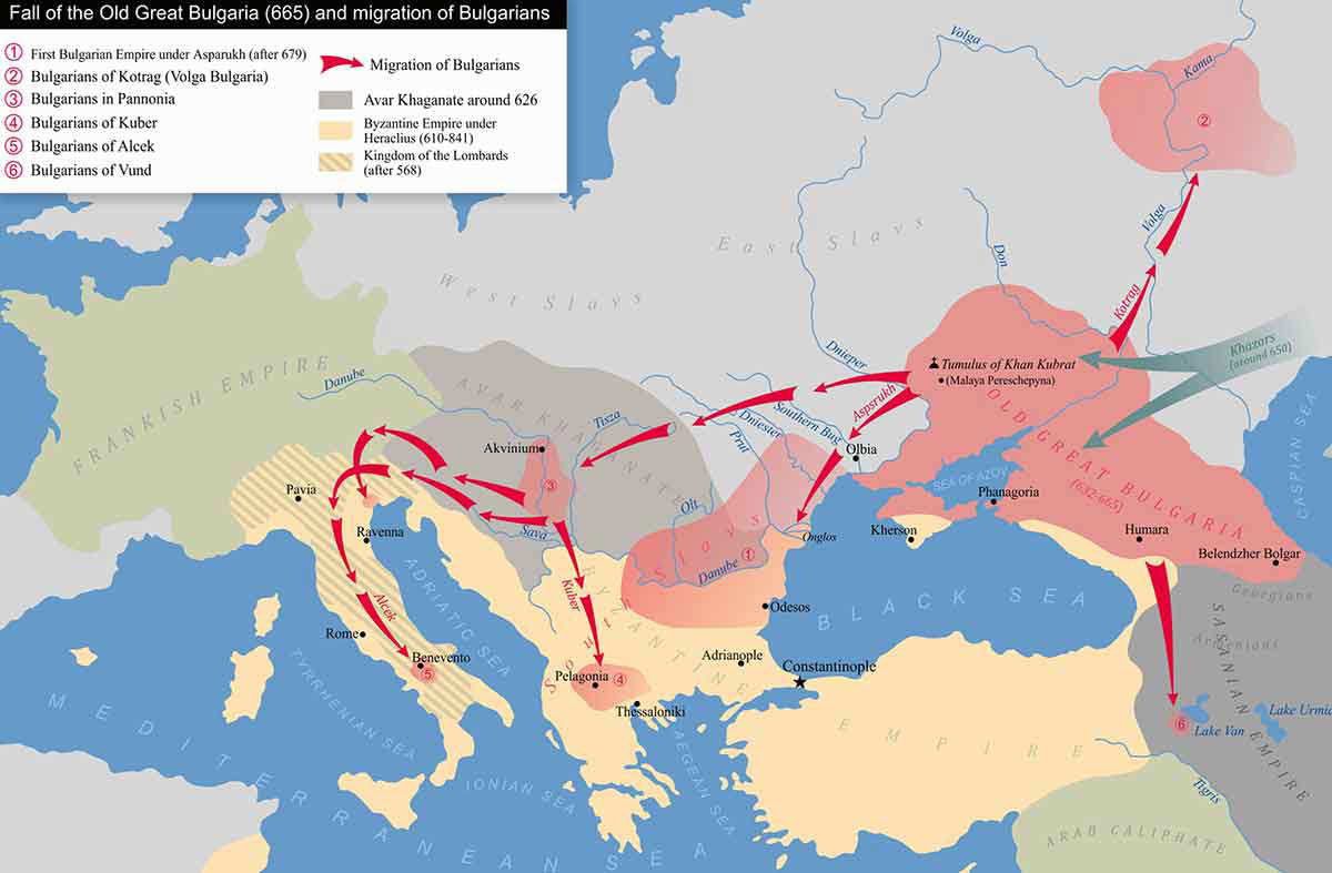 bulgarian migrations map