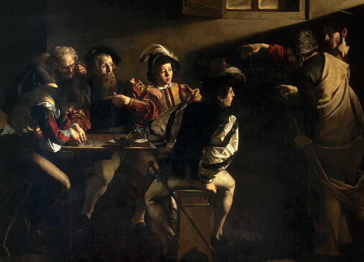 calling of saint matthew caravaggo