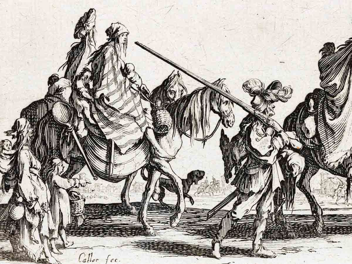 callot travelling romani people