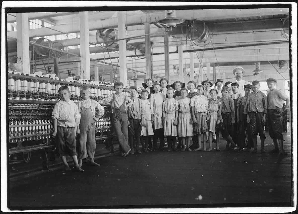 child labor textile mills