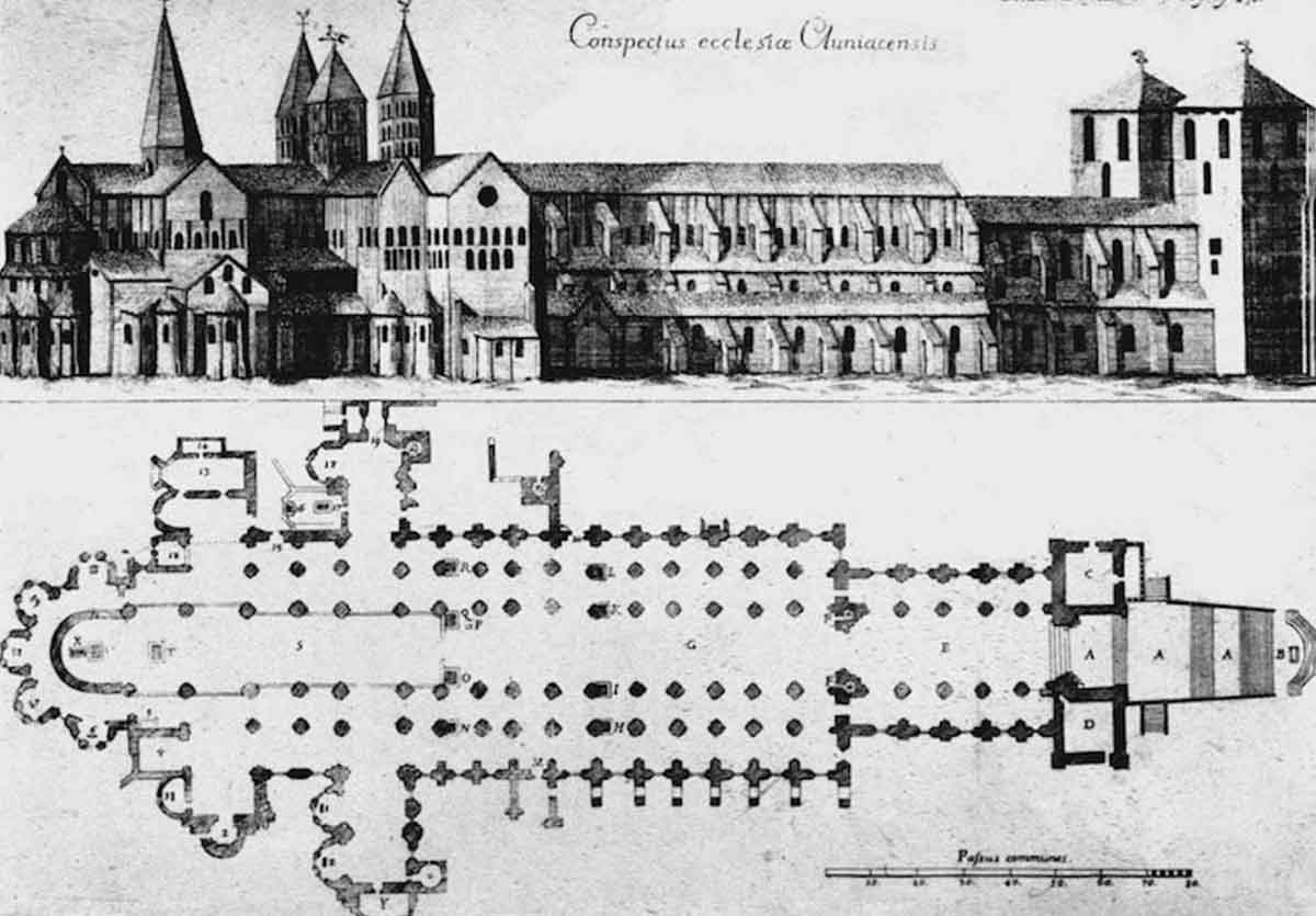 cluny abbey floor plan