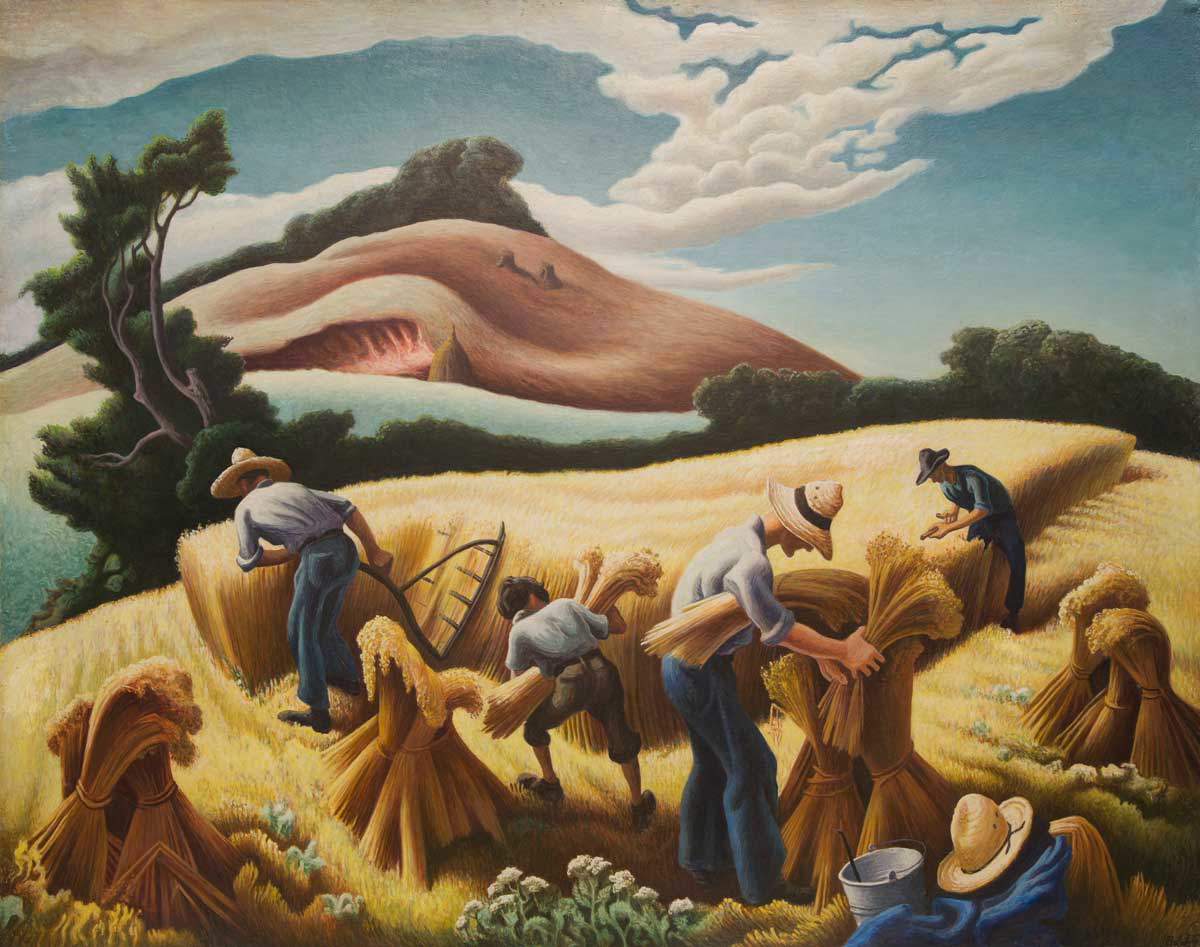 cradling wheat benton