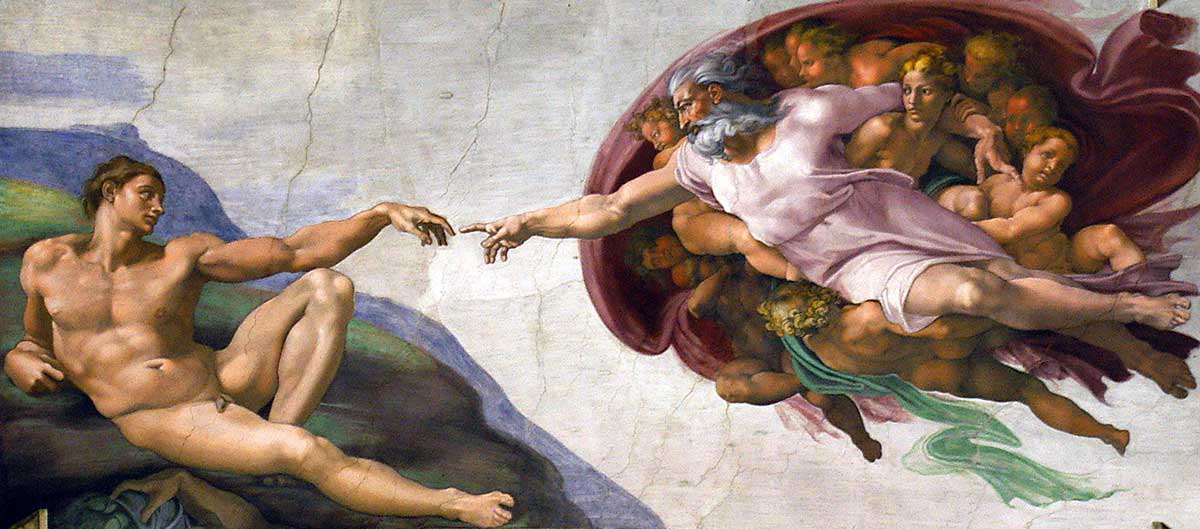 creation of adam sistine Chapel