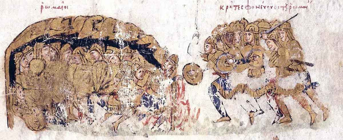 cretan arabs ambush byzantines skylitzes manuscript 13th century