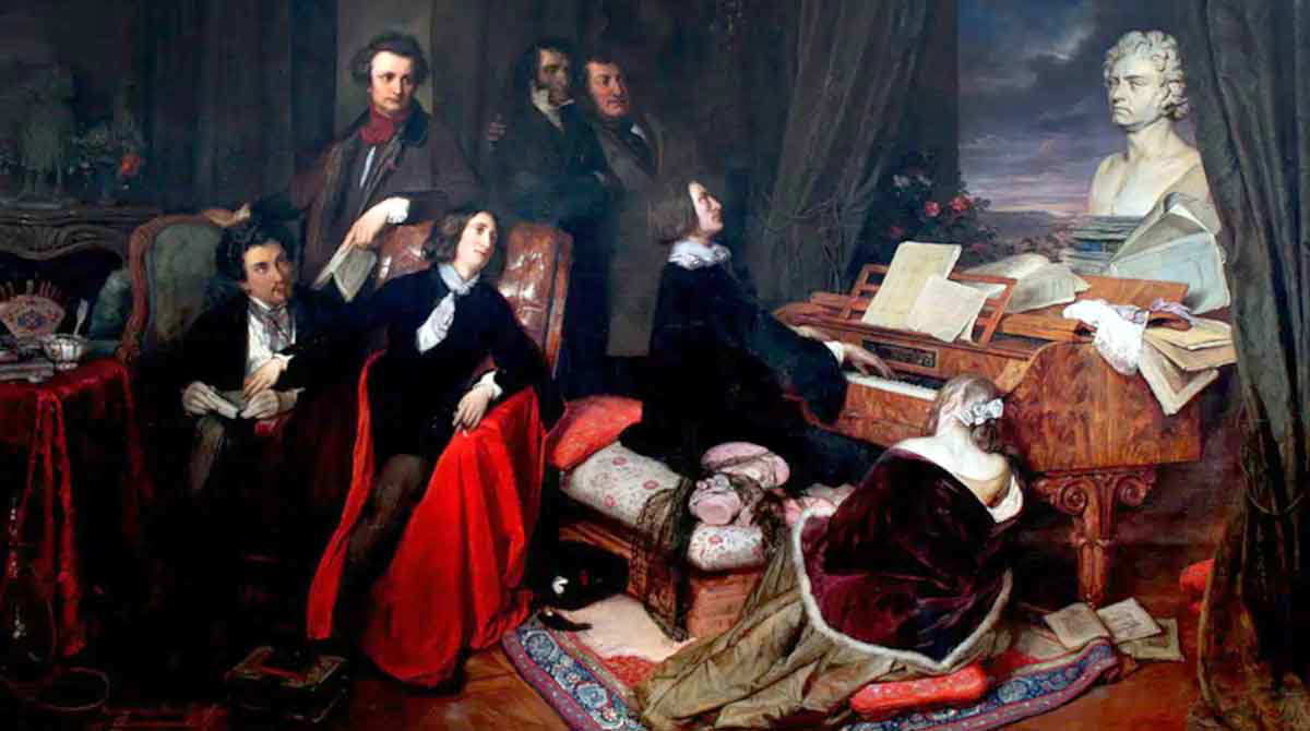 danhauser liszt at piano