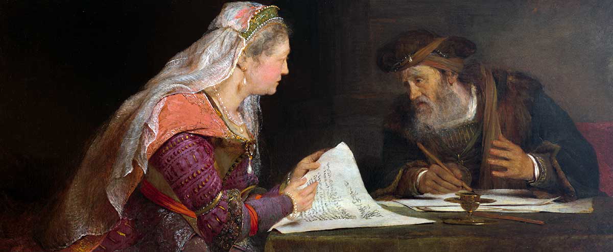 de gelder esther and mordecai painting