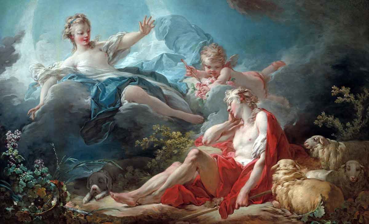 diana endymion jean honore fragonard painting