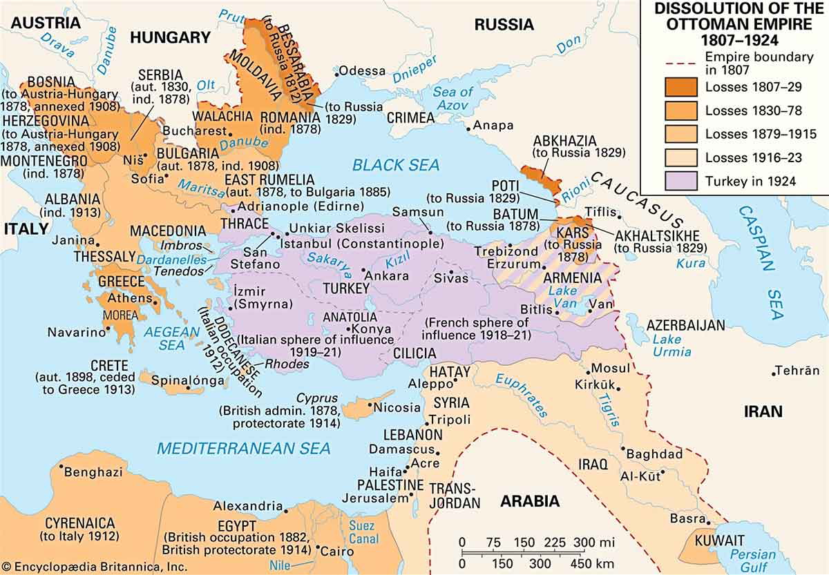 dissolution ottoman empire 1924