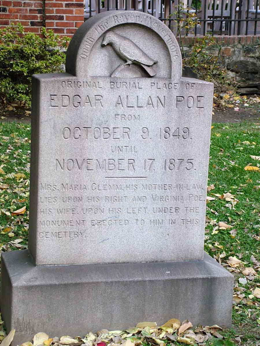 edgar allan poe grave