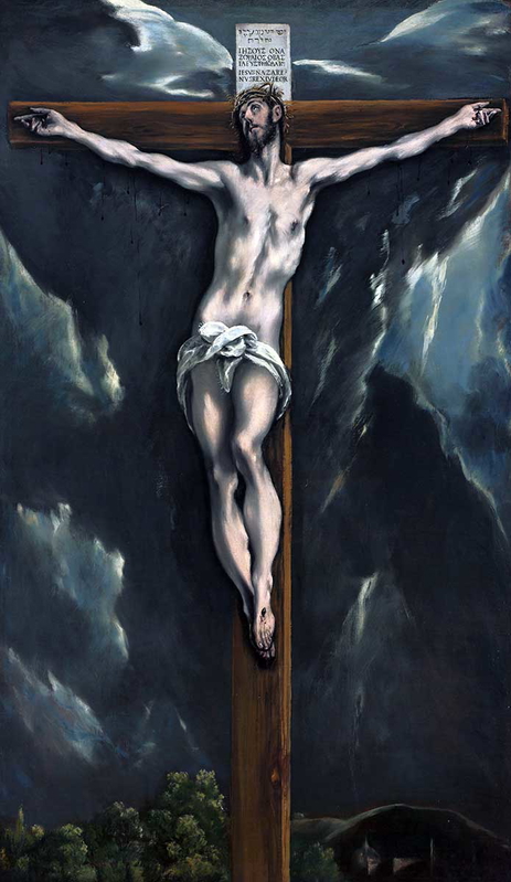 el greco christ on the cross painting