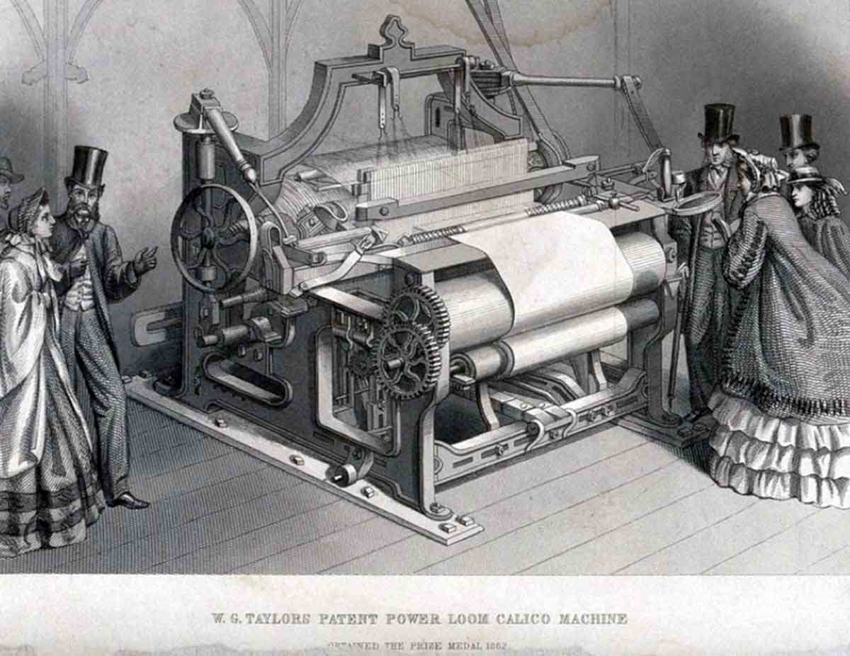 engraving power loom