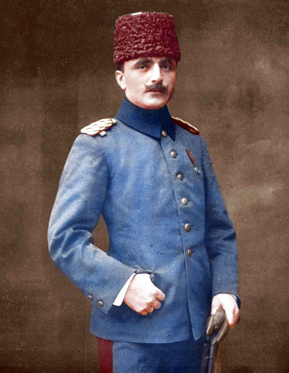 enver pasha colorized