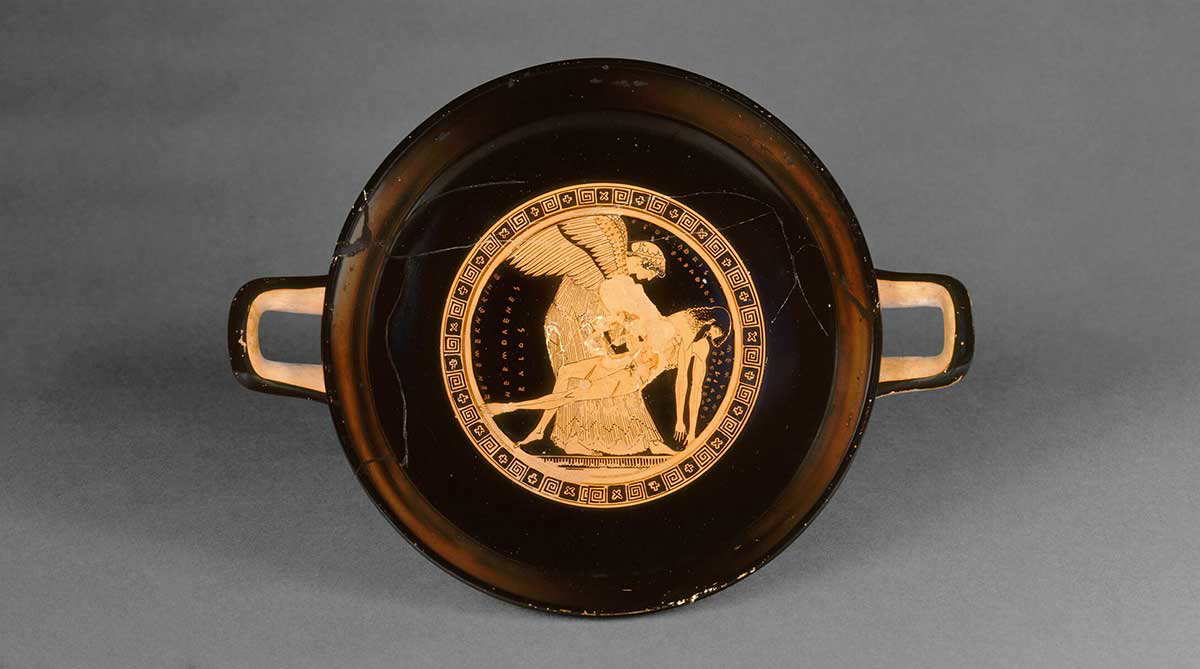 fifth century cup eos mourning memnon