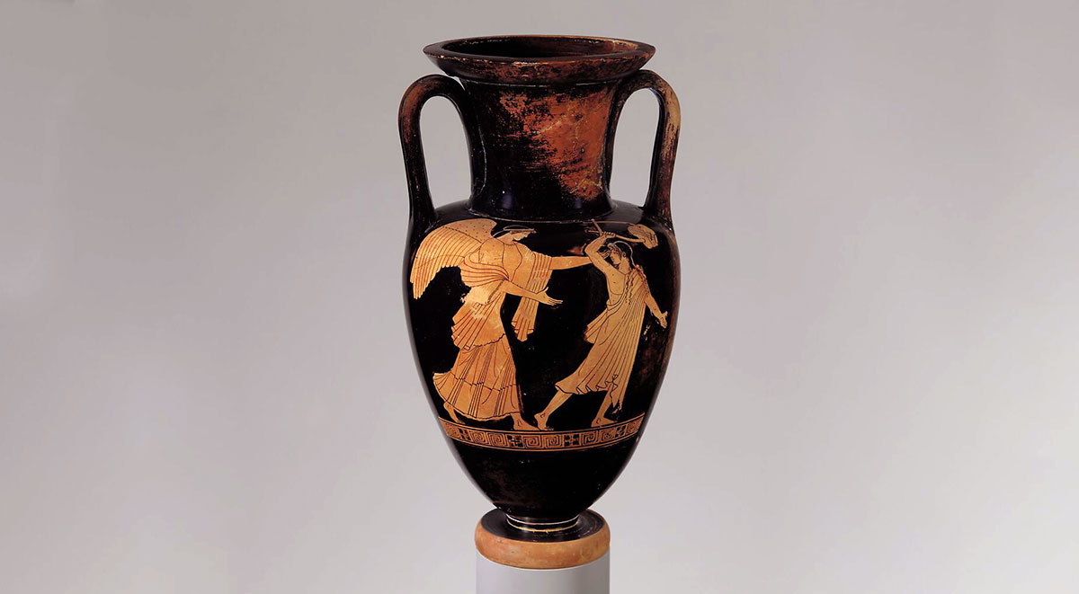 fifth century terracotta eos tithonus