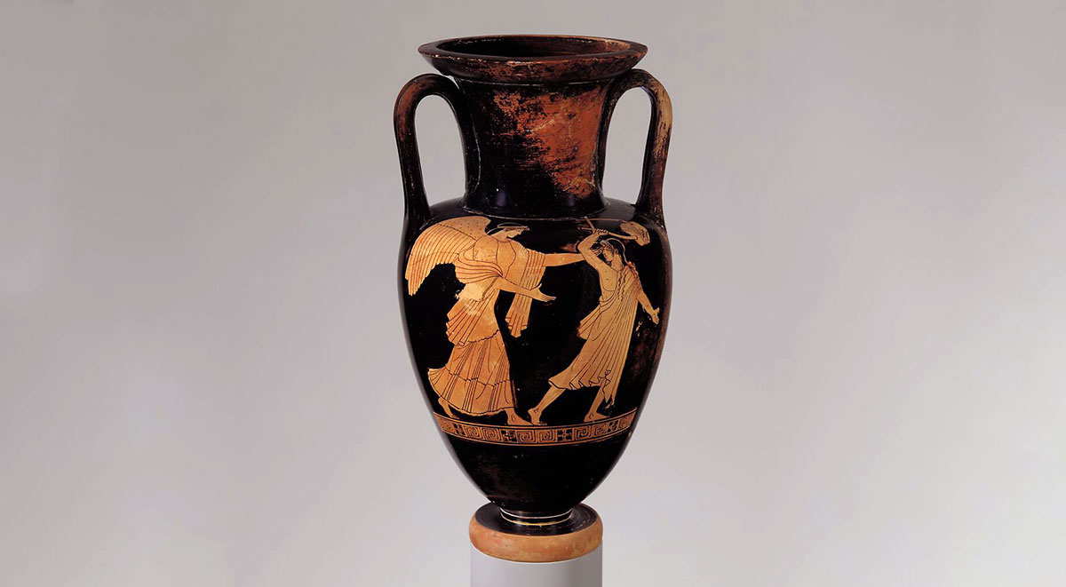 fifth century terracotta eos tithonus