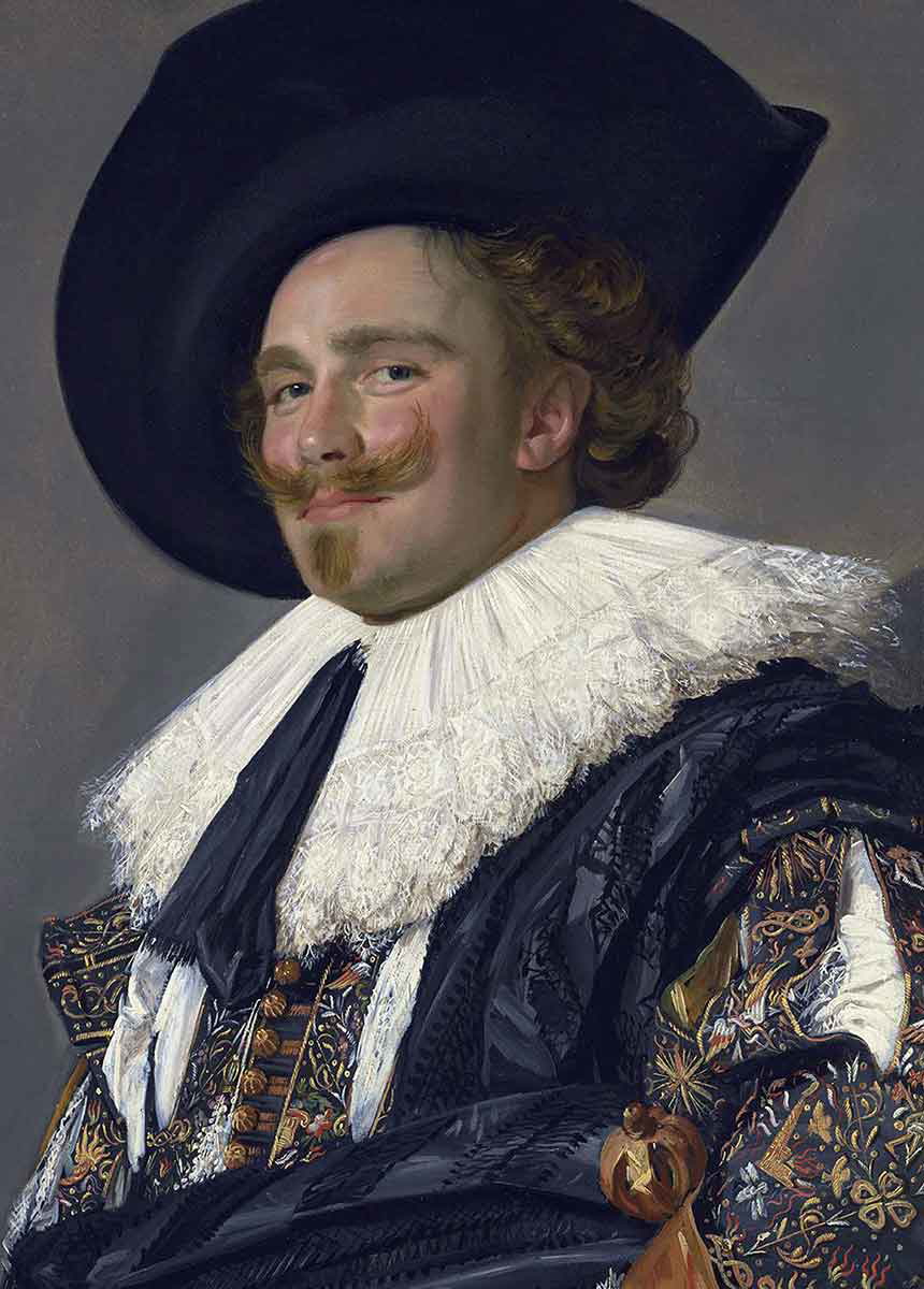 frans hals laughing cavalier painting