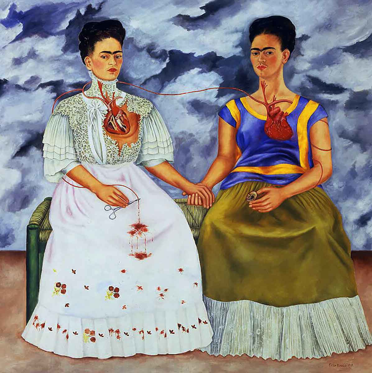 frida kahlo two fridas painting