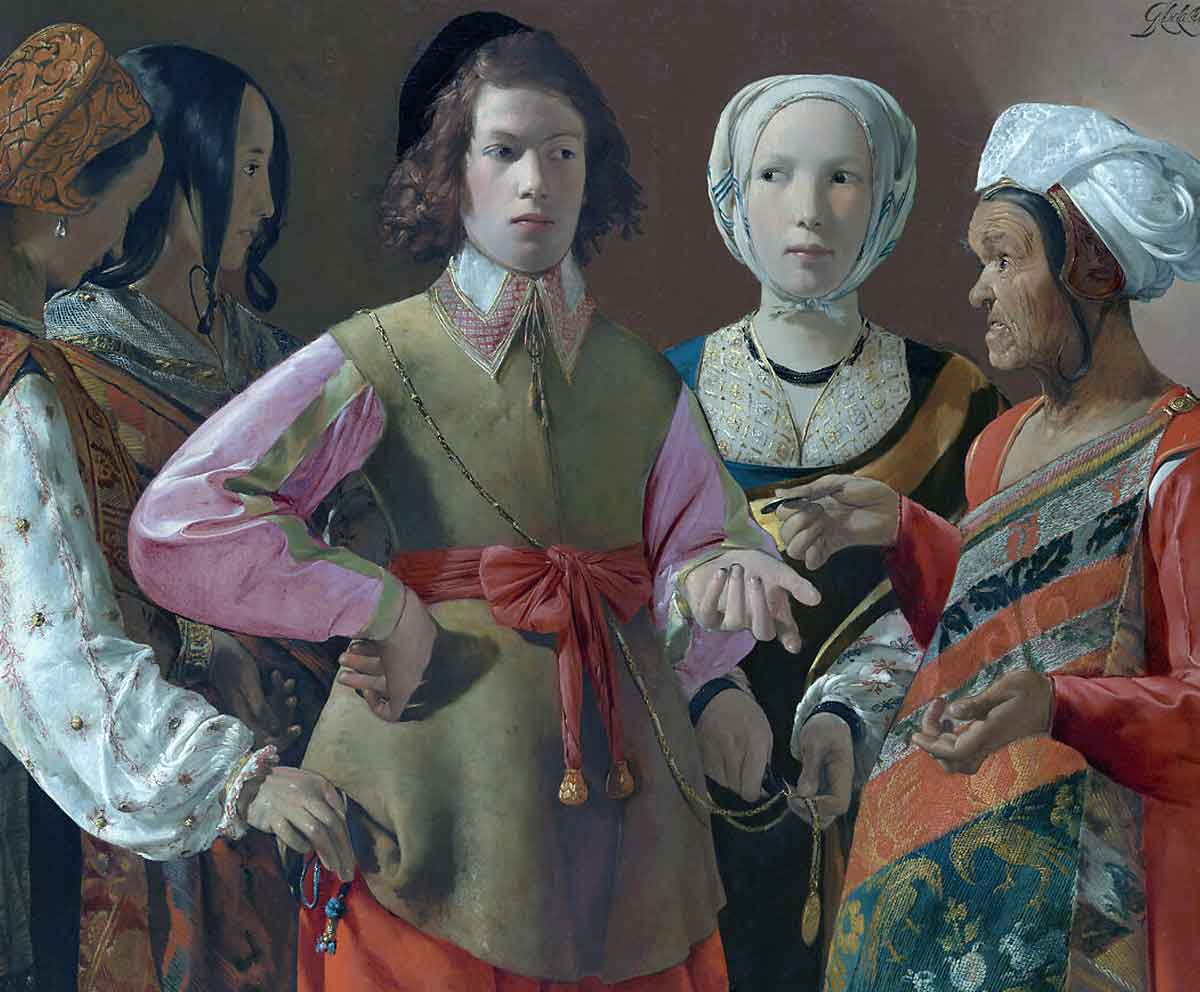georges de la tour fortune teller painting